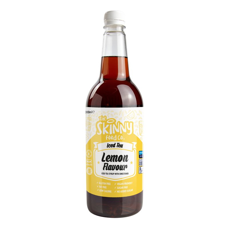 Lemon Sugar Free Tea Skinny Syrup - 1 Litre - theskinnyfoodco