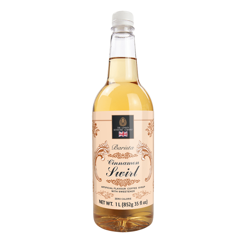 London Beverage Company Cinnamon Swirl Skinny Coffee Syrup - 1 Litre US - theskinnyfoodco