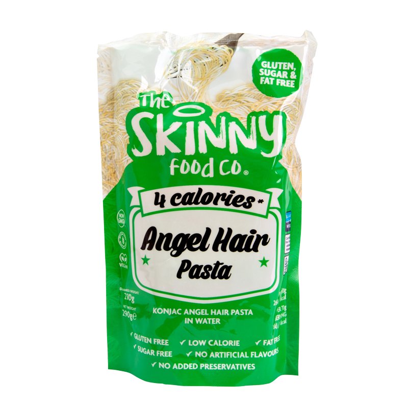 Low Calorie Skinny Angel Hair Pasta - 210g - theskinnyfoodco