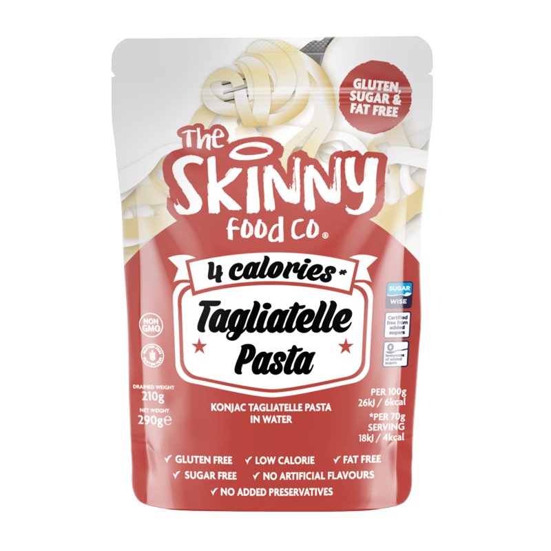 Low Calorie Skinny Tagliatelle Pasta - 210g - theskinnyfoodco