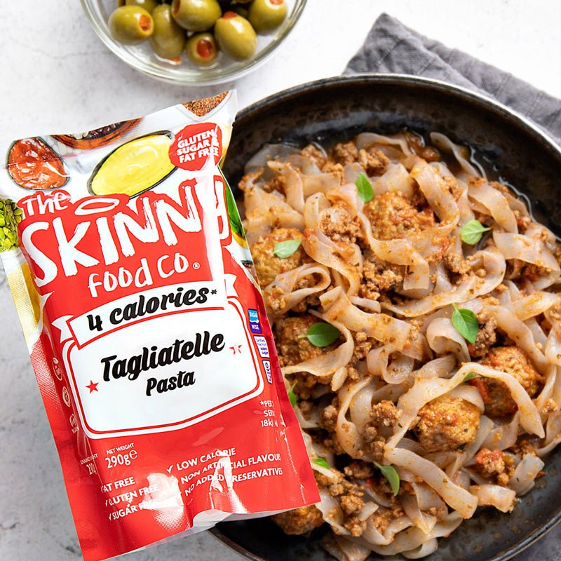 Low Calorie Skinny Tagliatelle Pasta - 210g - theskinnyfoodco