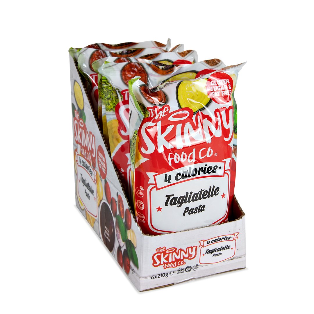 Low Calorie Skinny Tagliatelle Pasta - (6 x 210g Case) - theskinnyfoodco