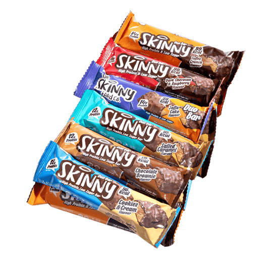 Low Sugar High Protein Duo Bars - Variety Pack (12 x 60g) - theskinnyfoodco