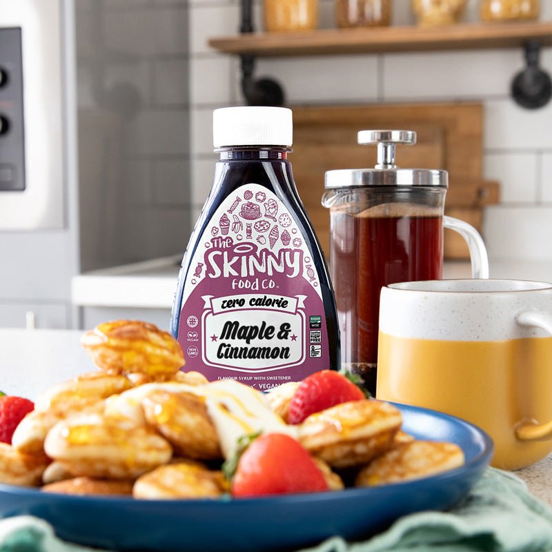 Maple & Cinnamon Zero Calorie Sugar Free Skinny Syrup - 425ml - theskinnyfoodco