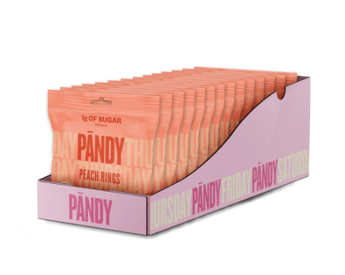 Pandy Candy Peach Rings - theskinnyfoodco