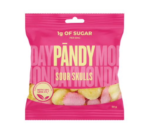 Pandy Candy Sour Skulls - theskinnyfoodco