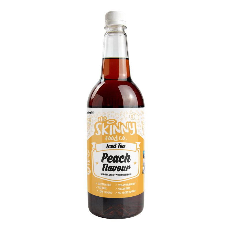 Peach Sugar Free Tea Skinny Syrup - 1 Litre - theskinnyfoodco