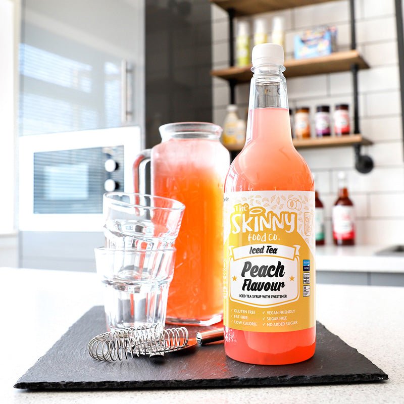 Peach Sugar Free Tea Skinny Syrup - 1 Litre - theskinnyfoodco