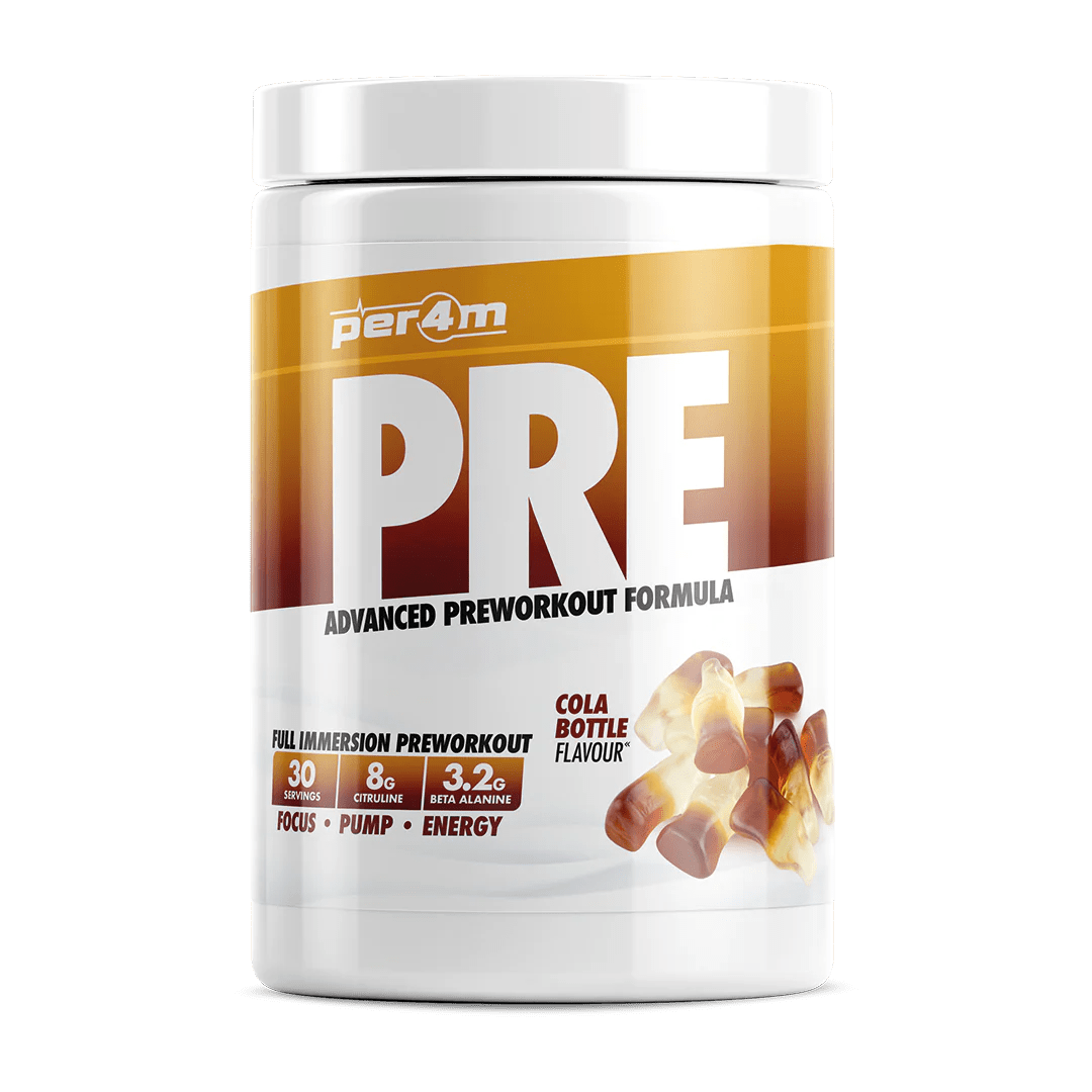 PER4M - PRE Advanced Preworkout Formula - 7 Flavours (570G) - theskinnyfoodco