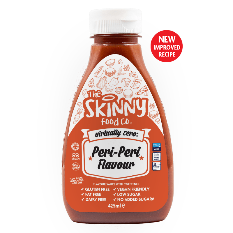 Peri Peri Sauce - Virtually Zero© Calorie Skinny Sauce - 425ml - theskinnyfoodco