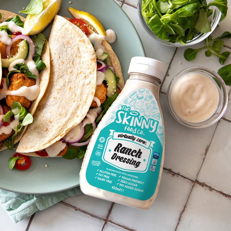 Ranch Sauce Dressing Virtually Zero© Calorie Skinny Sauce - 425ml - theskinnyfoodco