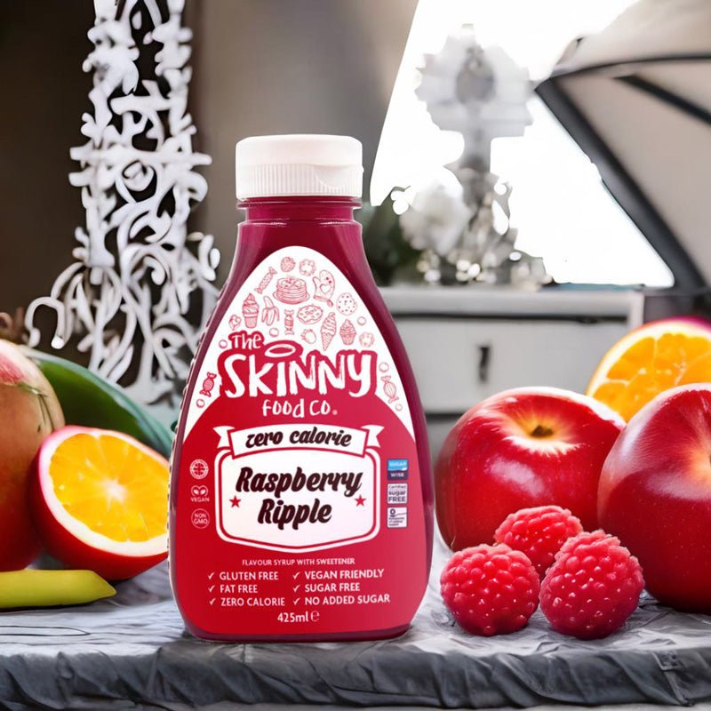 Raspberry Ripple Zero Calorie Sugar Free Skinny Syrup - 425ml - theskinnyfoodco