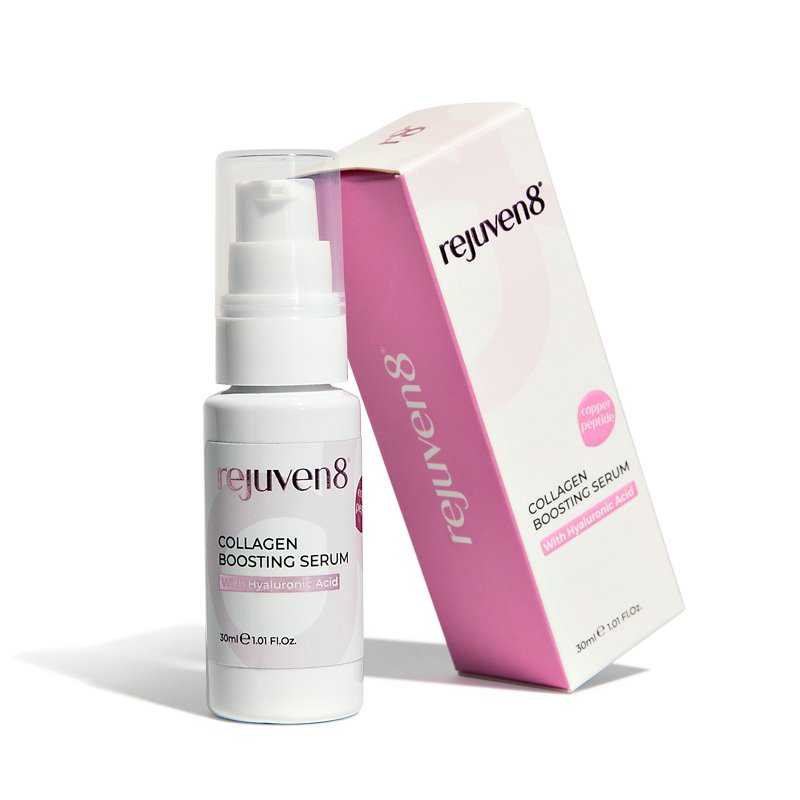 Rejuven8 Collagen Boosting Serum With Hyaluronic Acid - 30ml - theskinnyfoodco