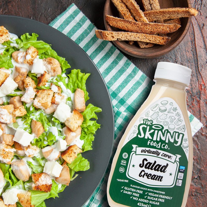 Salad Cream Virtually Zero© Calorie Sugar Free Skinny Sauce - 425ml - theskinnyfoodco