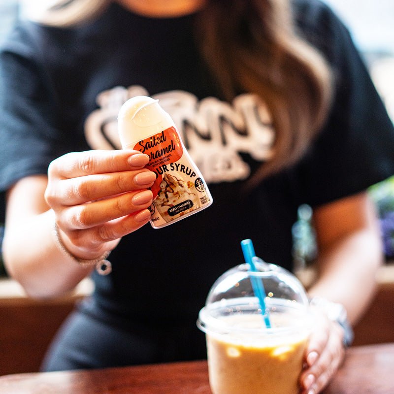 Salted Caramel Barista Shot Sugar Free Skinny Coffee Syrup - 60ml - theskinnyfoodco