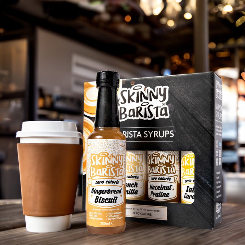 Salted Caramel Coffee Syrup - Sugar - Free Skinny Syrup - 250ml - theskinnyfoodco