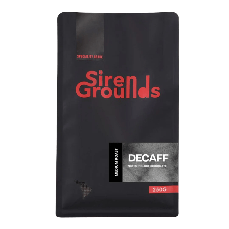 Siren Grounds Colombian DECAFF Coffee - Ground Beans 250g - theskinnyfoodco