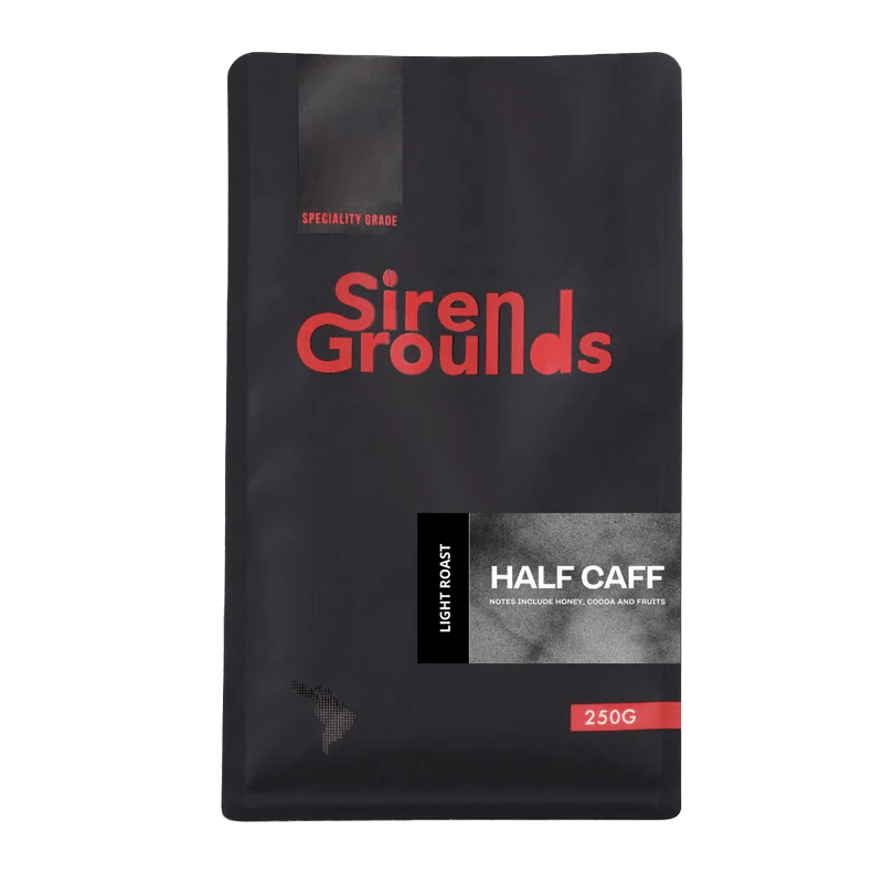 Καφές Siren Grounds Columbian HALF CAFF - Αλεσμένοι κόκκοι 250γρ - theskinnyfoodco