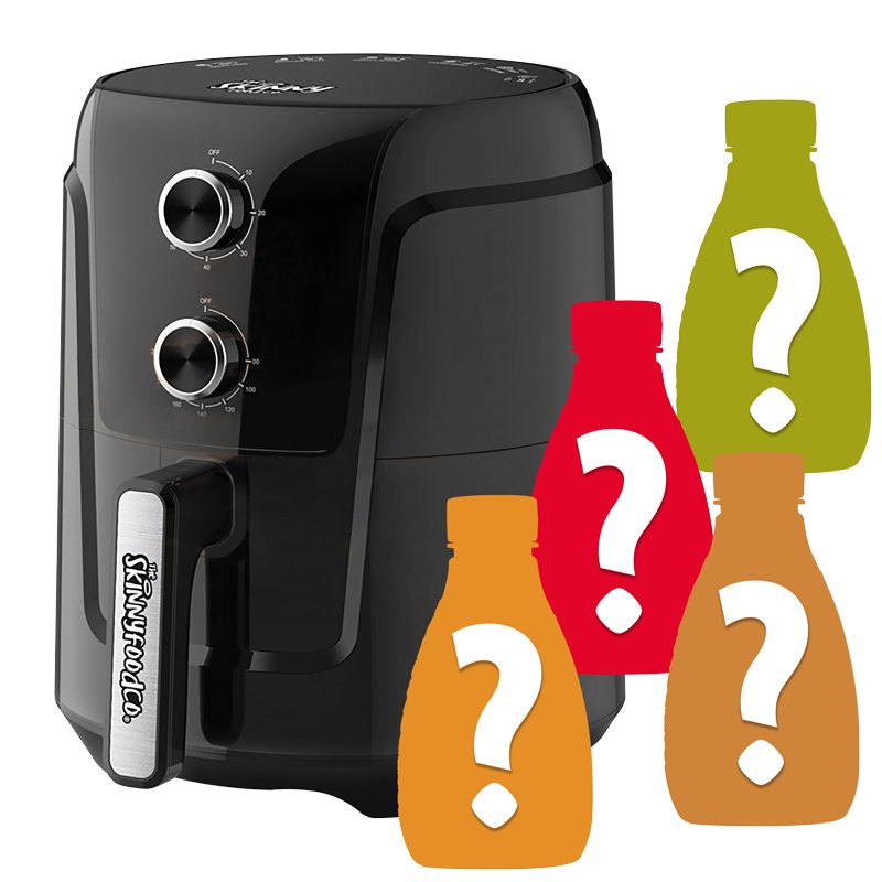 Skinny Air Fryer + FREE Mystery Sauce Bundle - theskinnyfoodco