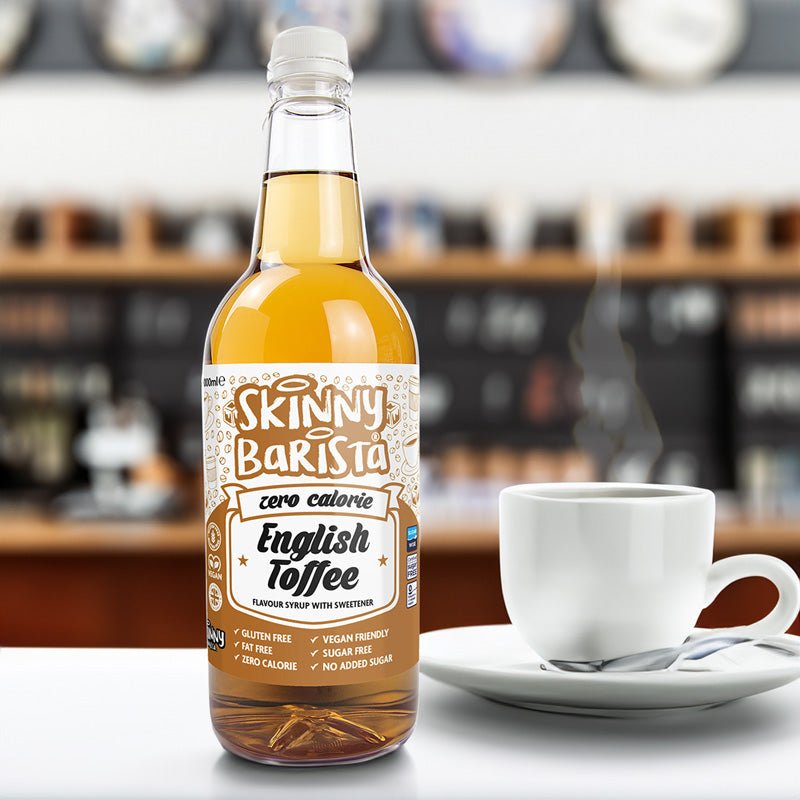 Skinny Barista English Toffee Coffee Syrup - 1 Litre - theskinnyfoodco