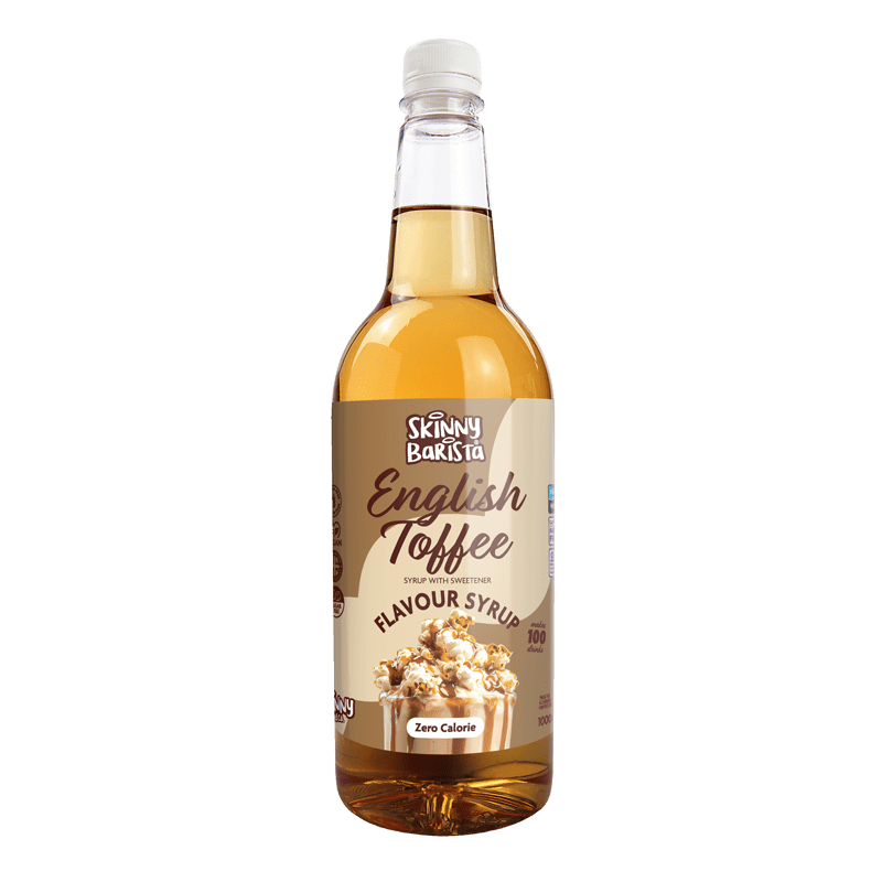 Skinny Barista English Toffee Coffee Syrup - 1 Litre - theskinnyfoodco