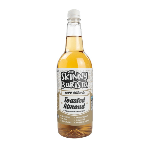 Skinny Barista Toasted Almond Syrup - 1 Litre US - theskinnyfoodco