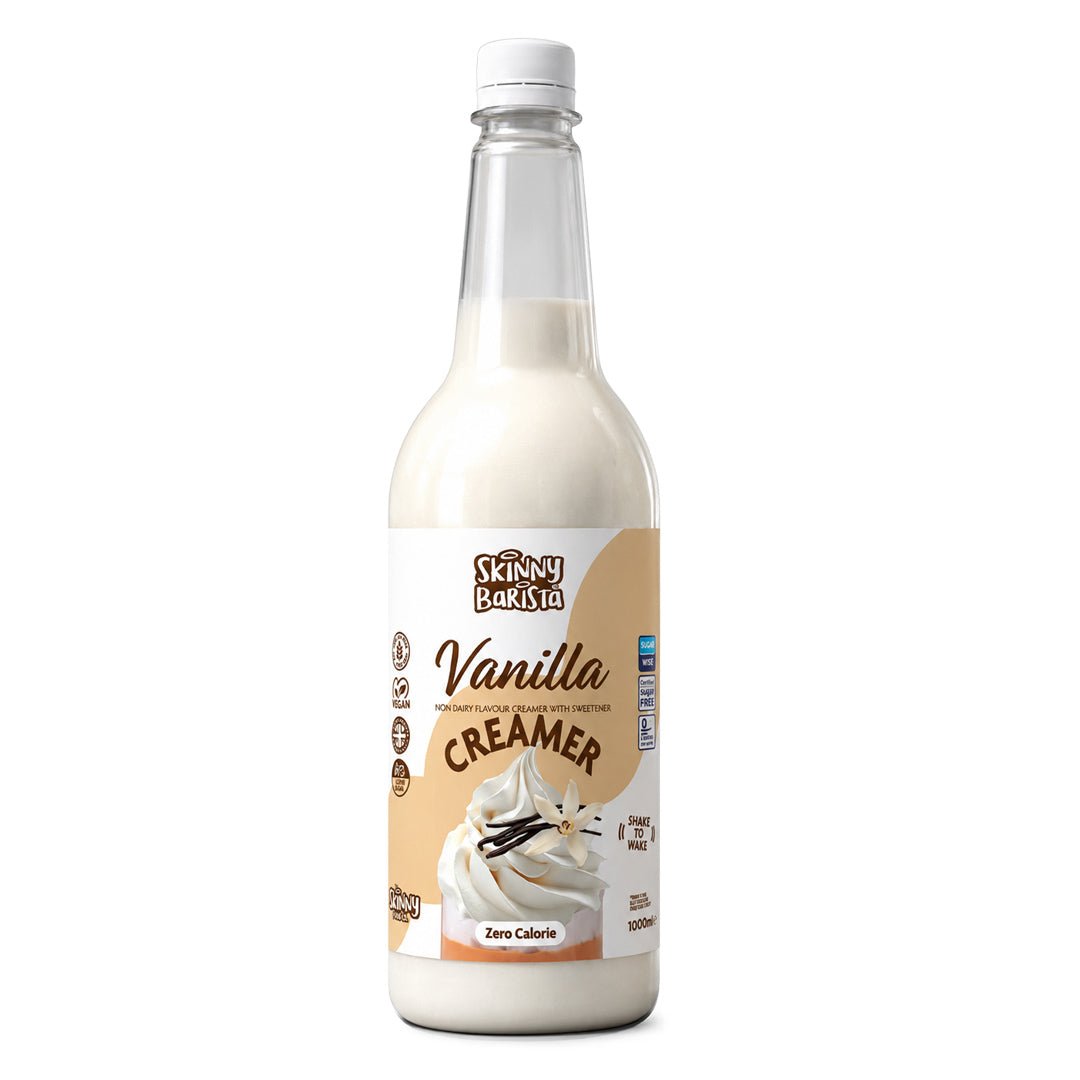 Skinny Barista Vanilla Flavour Creamer - Non-Dairy Skinny Creamer - 1L - theskinnyfoodco