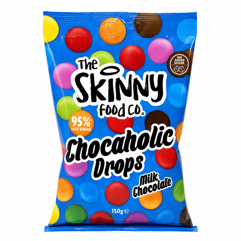 Skinny Chocaholic Drops Share Bag - 90% Less Sugar - theskinnyfoodco