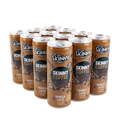 Skinny Coffee Case 250ml x 12 cans - (3 Flavours available) - theskinnyfoodco