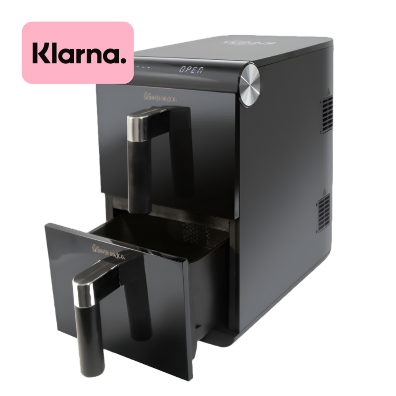 Skinny Food Co Black Double Stack Air fryer 11 Litre (Free Digital Air Fryer Recipe Book) - Ninja Alternative