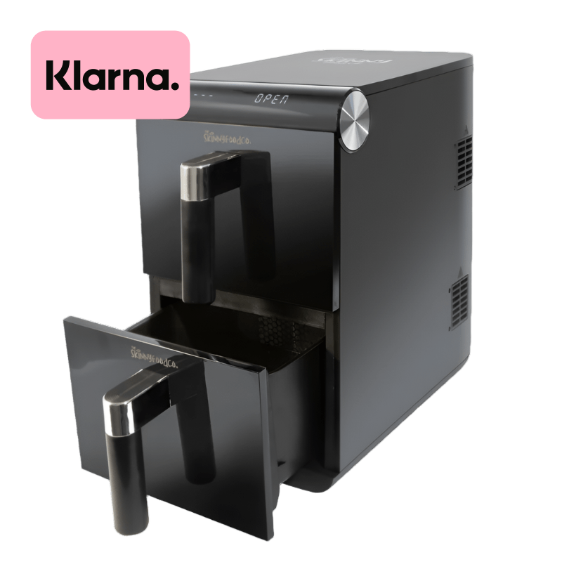 Skinny Food Co Black Double Stack Air fryer 11 Litre (Free Digital Air Fryer Recipe Book) - Ninja Alternative - theskinnyfoodco
