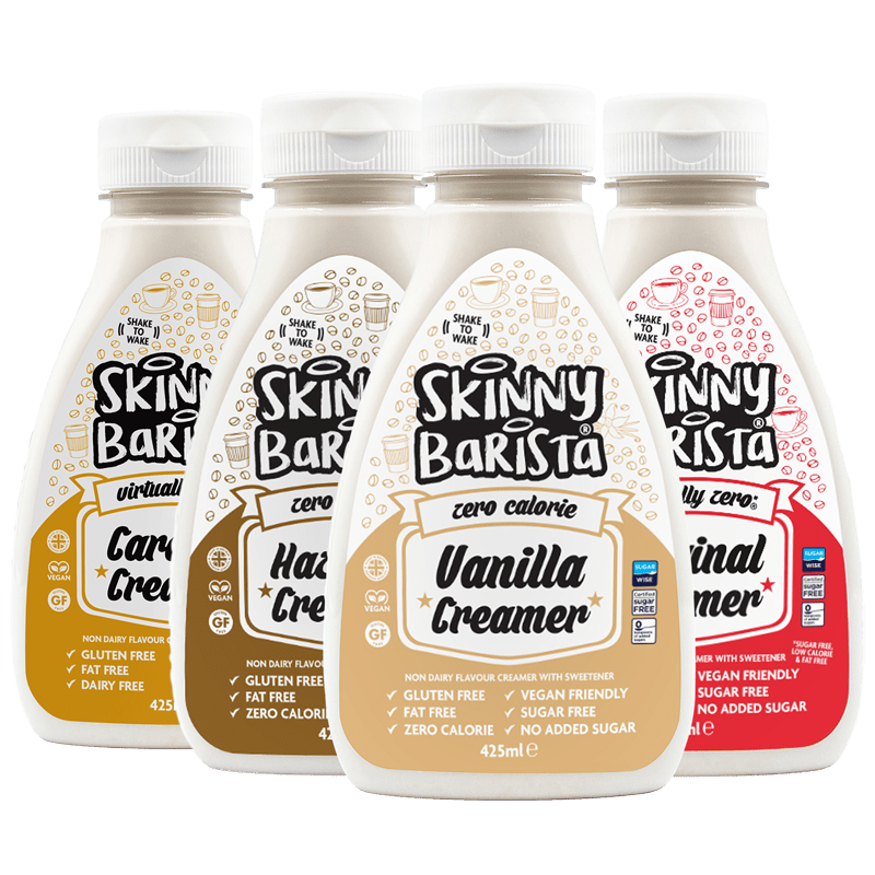 Skinny Food Co Coffee Creamers Bundle Of 4 (Non Dairy Creamer) - 425ml - theskinnyfoodco