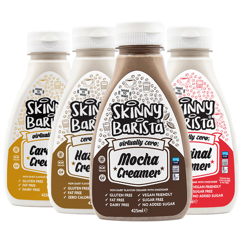Skinny Food Co Coffee Creamers Bundle Of 4 (Non Dairy Creamer) - 425ml - theskinnyfoodco