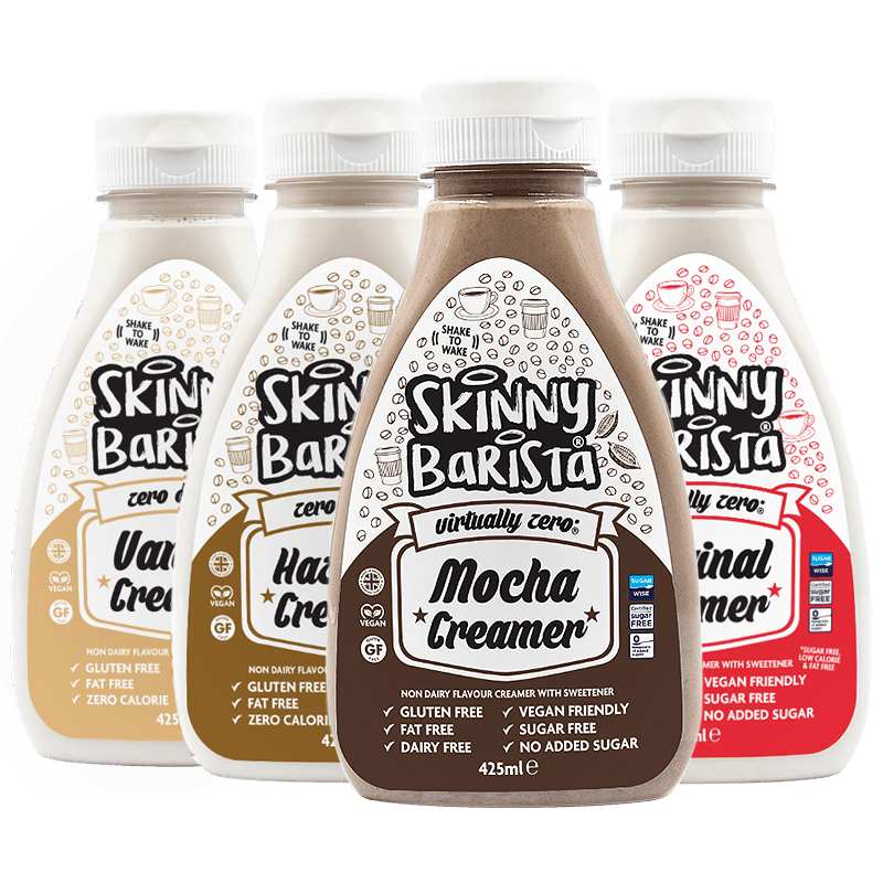 Skinny Food Co Kaffeeweißer, 4er-Set (milchfreier Milchkännchen) – 425 ml – theskinnyfoodco