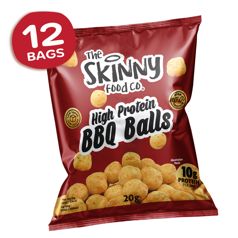 Skinny High Protein BBQ Balls 12 x 20g - theskinnyfoodco