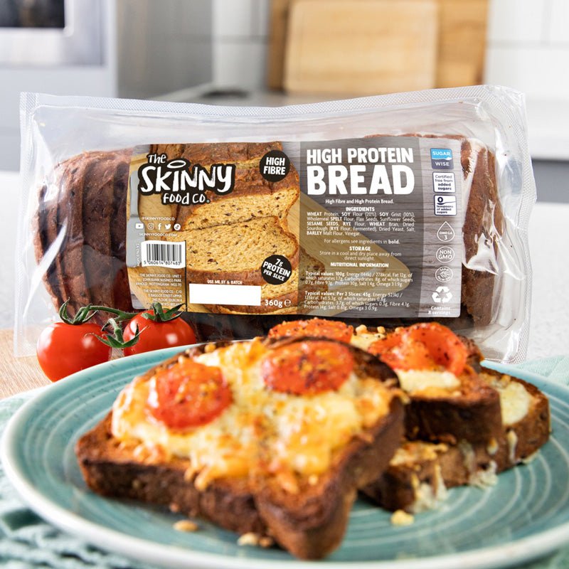 Skinny High Protein Bread - 14g of Protein per Serving - theskinnyfoodco