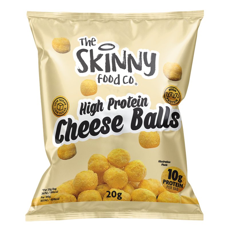 Skinny High Protein Cheese Balls 20g - theskinnyfoodco