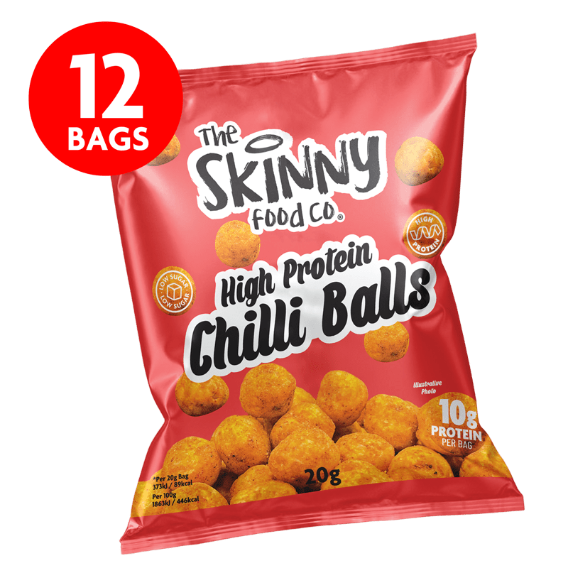 Skinny High Protein Chilibällchen 12 x 20g - theskinnyfoodco