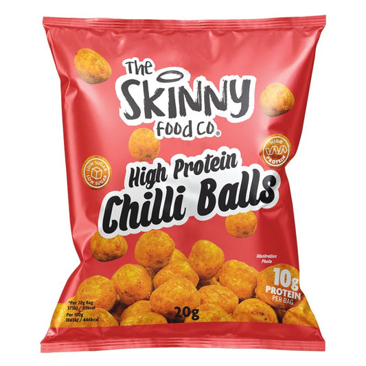 Skinny High Protein Chilli Balls 20g - theskinnyfoodco