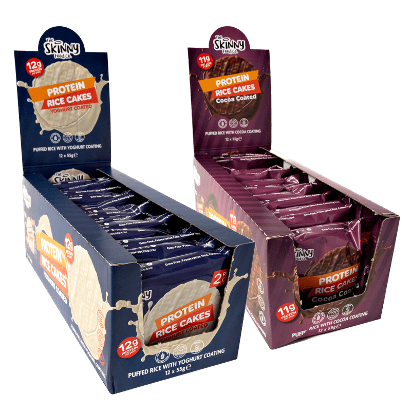 Skinny High Protein Rice Cake Collection - 24 x 55g - theskinnyfoodco