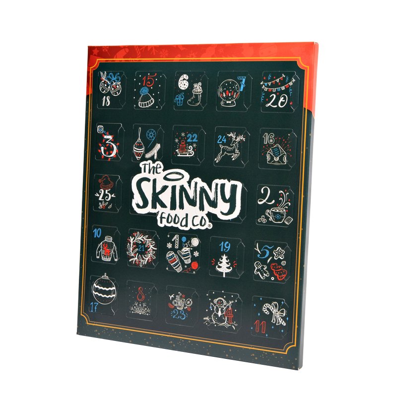 Skinny Low Sugar Milk Chocolate Christmas Advent Calendar - theskinnyfoodco