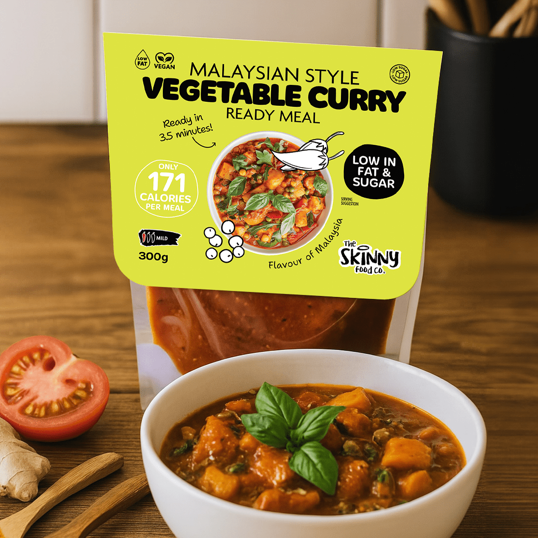 Skinny Malaysian Style Vegetable Curry 171 Calories Ready Meal - 300g - theskinnyfoodco