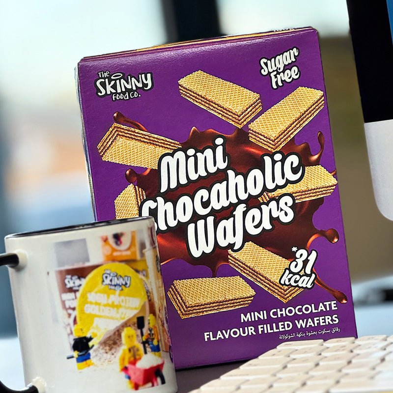 Skinny Mini Chocaholic Wafers 180g x 4 Box Bundle - theskinnyfoodco