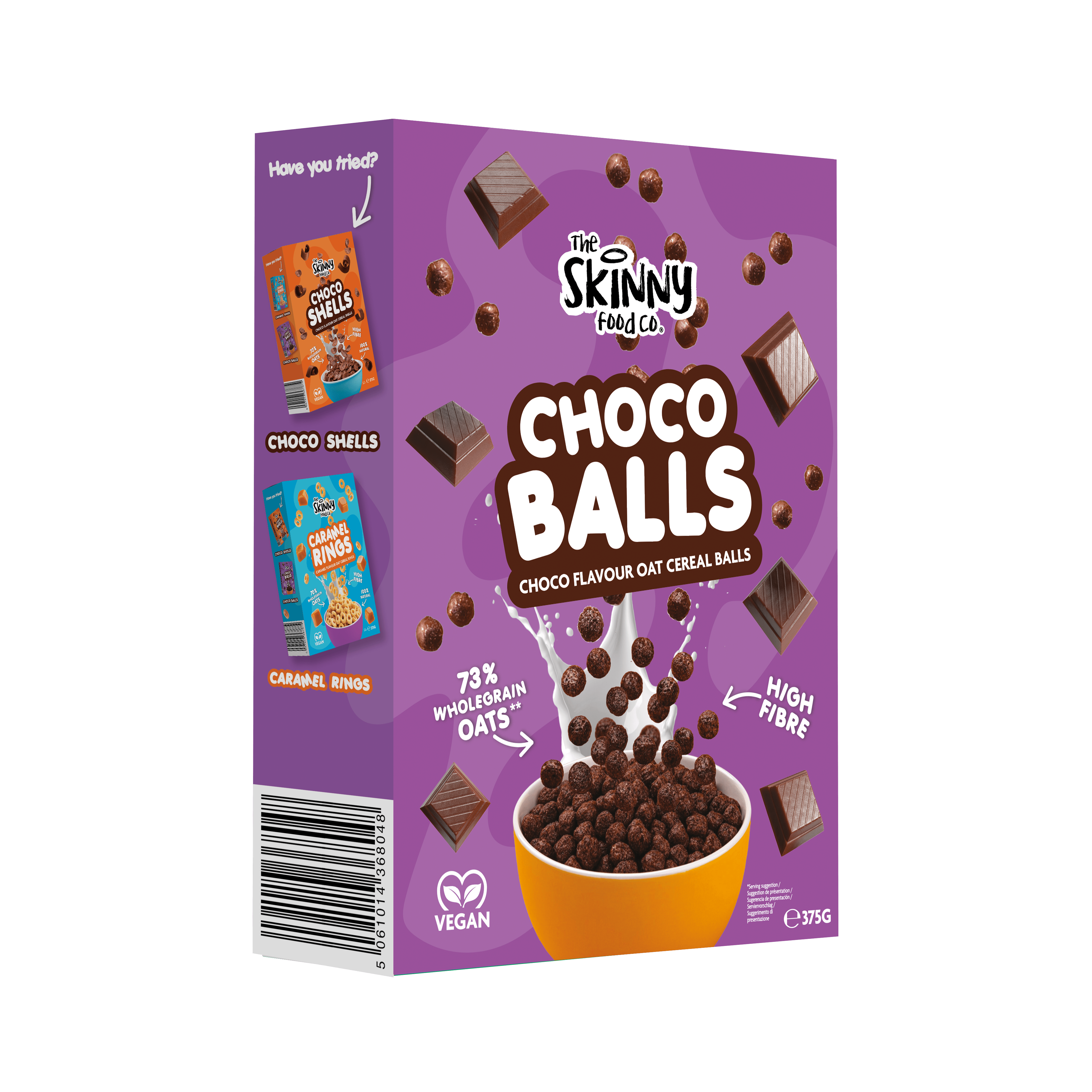 Choco Balls Factory Rabbit Skinny Oat Cereal Choco Balls - 375g – theskinnyfoodco