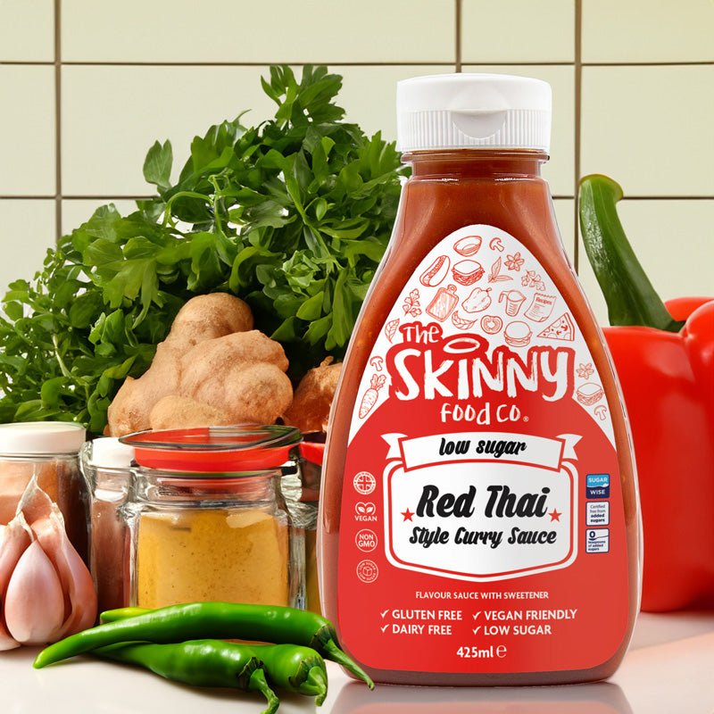 Skinny Red Thai Curry Sauce - 425ml - theskinnyfoodco