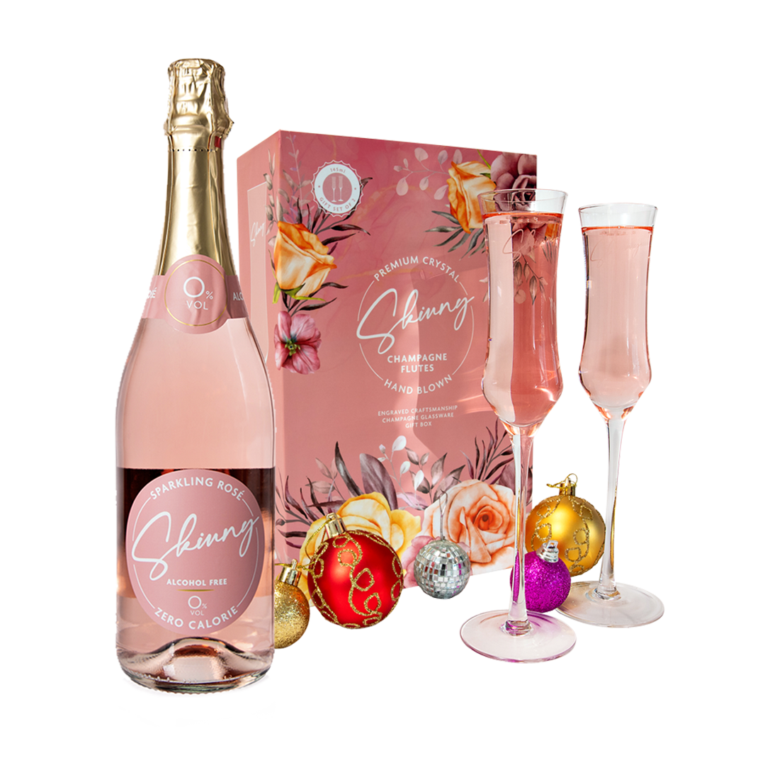 Skinny Sparkling Rose Celebration Set - theskinnyfoodco