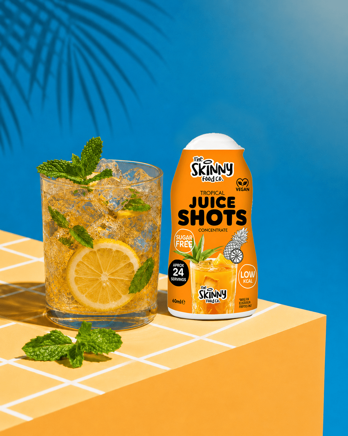 Skinny Tropical Fruit Sugar Free Juice Shot - 60ml - theskinnyfoodco