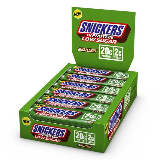 Snickers Hi Protein Hazelnut Bars 12 x 57g - theskinnyfoodco