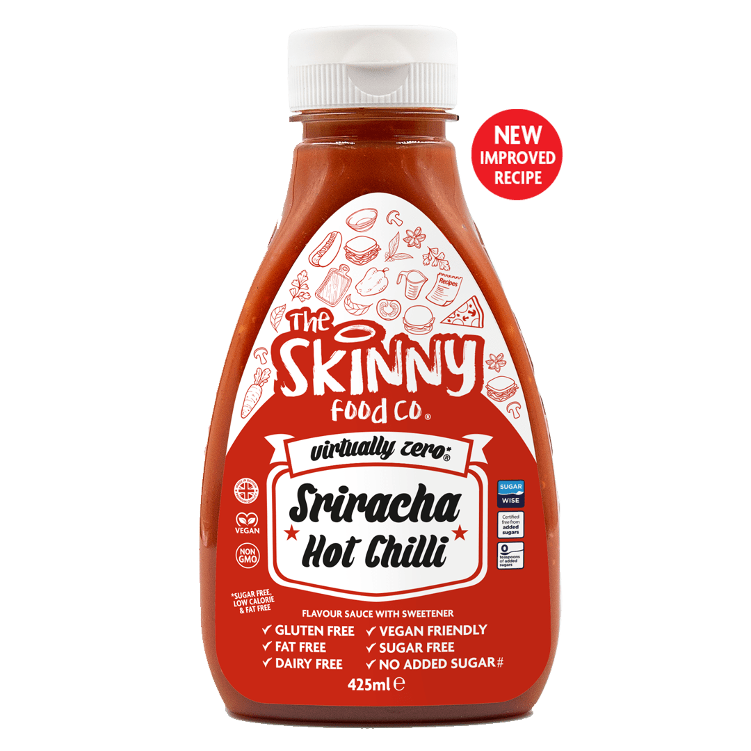 Sriracha Virtually Zero© Calorie Sugar Free Skinny Sauce - 425ml - theskinnyfoodco