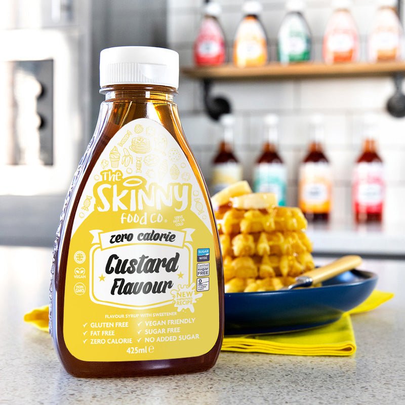 Sugar Free Custard - Zero Calorie Sugar Free Skinny Syrup - 425ml - theskinnyfoodco